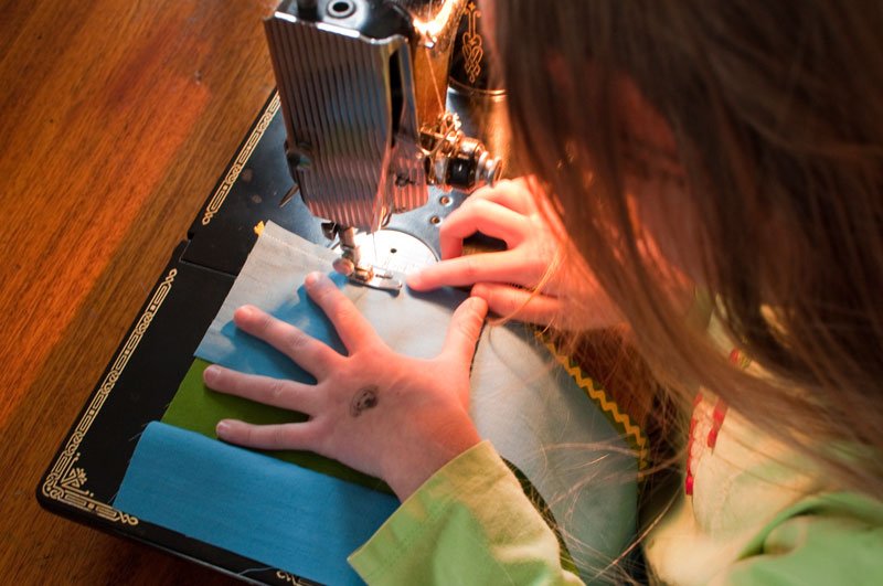 Teaching Your Child to Use the Sewing Machine